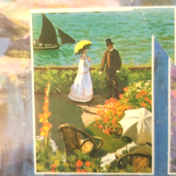 Unopened box of 20 blank cards with Monet paintings - Picture 10 of 11